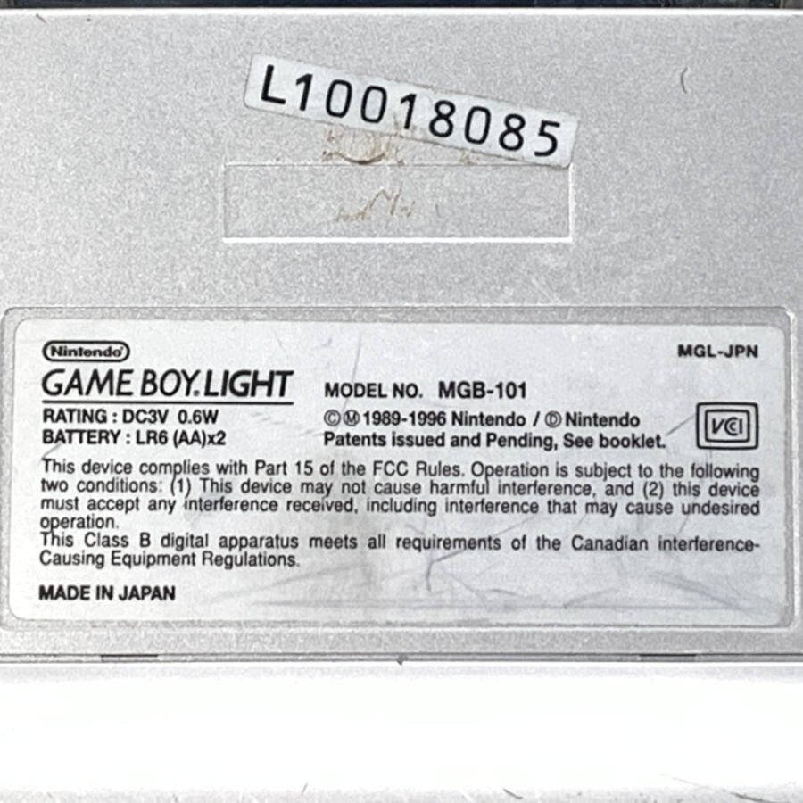 NINTENDO 任天堂 MGB-101 ゲームボーイライト ゲーム機本体＊現状品_画像4