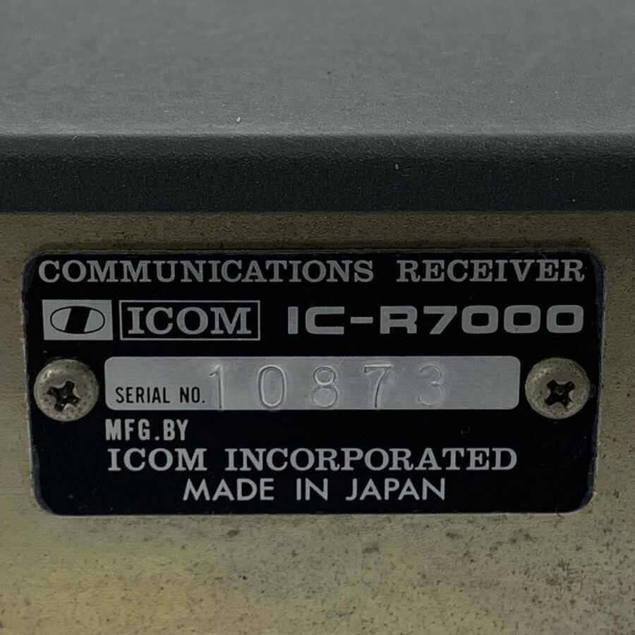 ICOM Icom IC-R7000 all mode приемник 25-9* текущее состояние товар 