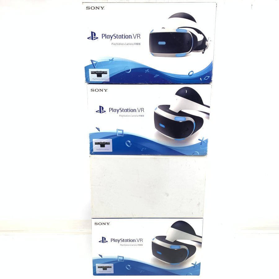 SONY ソニー PlayStation VR ゲーム機本体 箱付き まとめ売り 4台セット＊ジャンク品【GH】_画像1