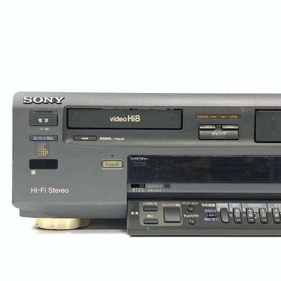 SONY ソニー WV-H3 Hi8/VHSビデオデッキ●現状品の画像2