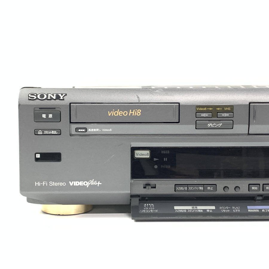 SONY ソニー WV-H4 Hi8/VHSビデオデッキ●現状品の画像2