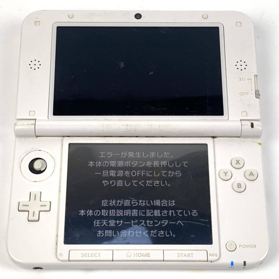NINTENDO 任天堂 SPR-001(JPN) Nintendo 3DSLL 本体 どうぶつの森 難あり＊ジャンク品_画像5