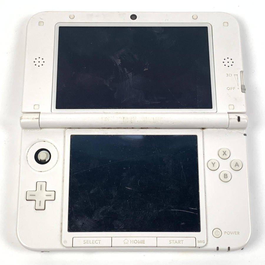 NINTENDO 任天堂 SPR-001(JPN) Nintendo 3DSLL 本体 どうぶつの森 難あり＊ジャンク品_画像2