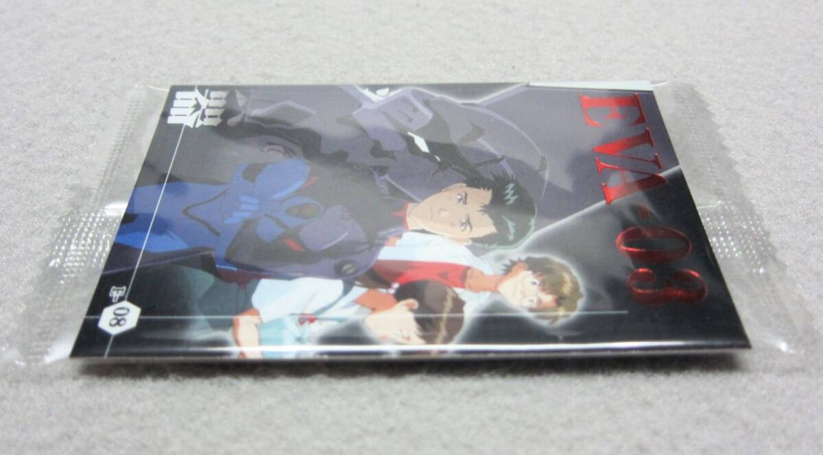  Neon Genesis Evangelion wafers Chap.2 card *E-08.EVA three serial number *BANDAI2007