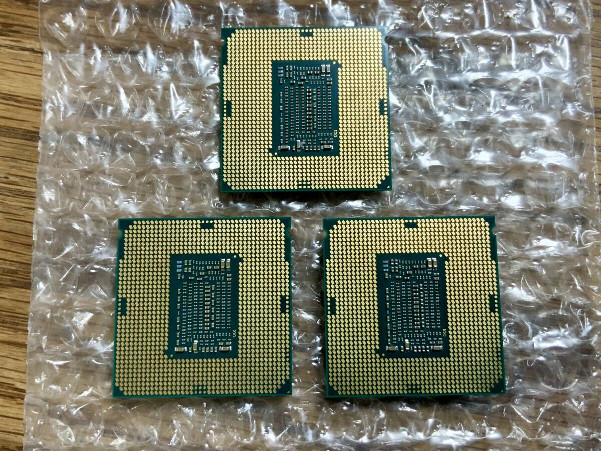 [intel Core i5-8500T 2.10GHz 3 piece SET]CPU 1 jpy start selling out Junk used operation PC disassembly . exhibition postage nationwide equal 230 jpy 