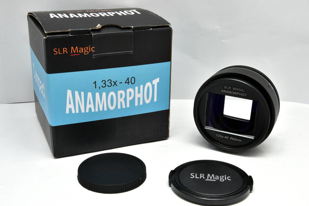  beautiful goods! SLR Magic Anamorphot 1.33x-40 Anamorphic Adapter Compact SLRAC40133 hole mofik adaptor origin box attaching! 40mmsine