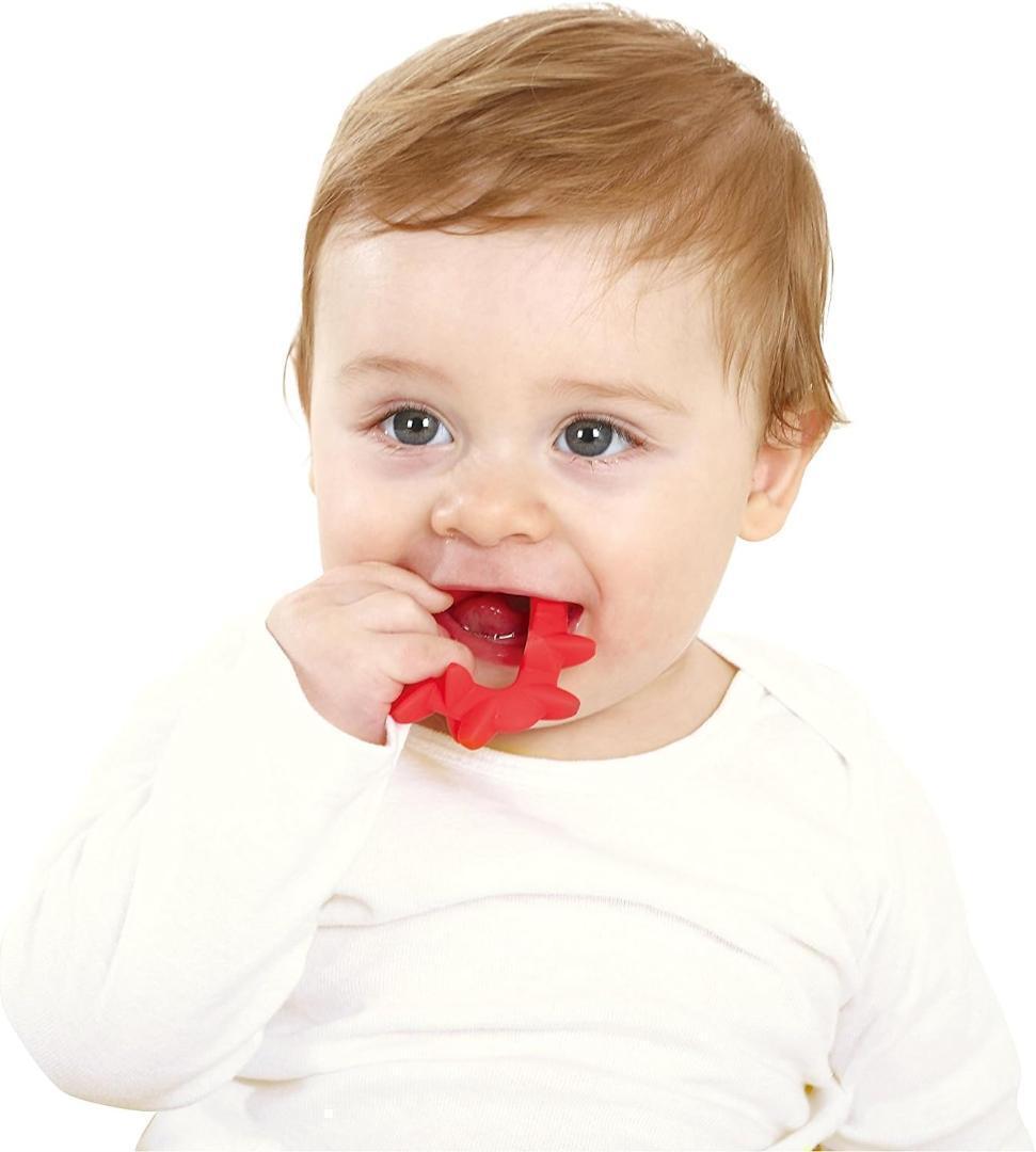  новый товар нераспечатанный ejison мама игрушка для укрепления зубов 2 позиций комплект .. san .. голубой красный. . поэтому младенец подарок празднование рождения 