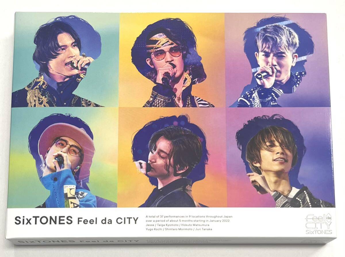 正規品 SixTONES Feel da CITY (初回盤) Blu-ray ブルーレイ 美品_画像2