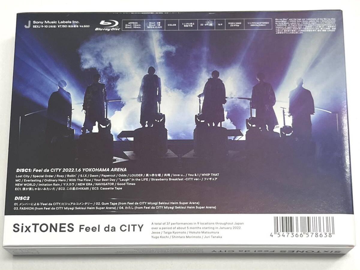 正規品 SixTONES Feel da CITY (初回盤) Blu-ray ブルーレイ 美品_画像7