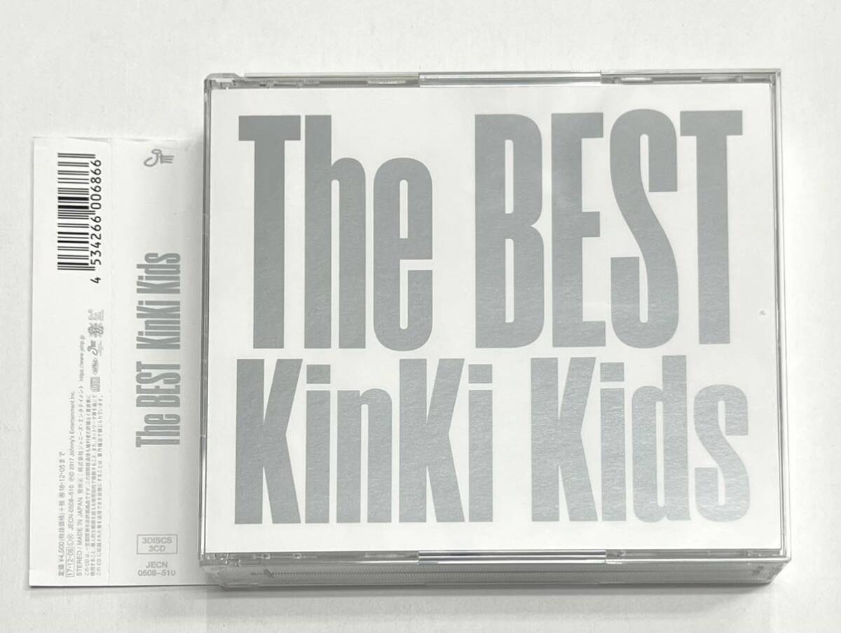 KinKi Kids 通常盤 ベストアルバム！[The BEST] キンキキッズ（3CD）帯付き 美品の画像1