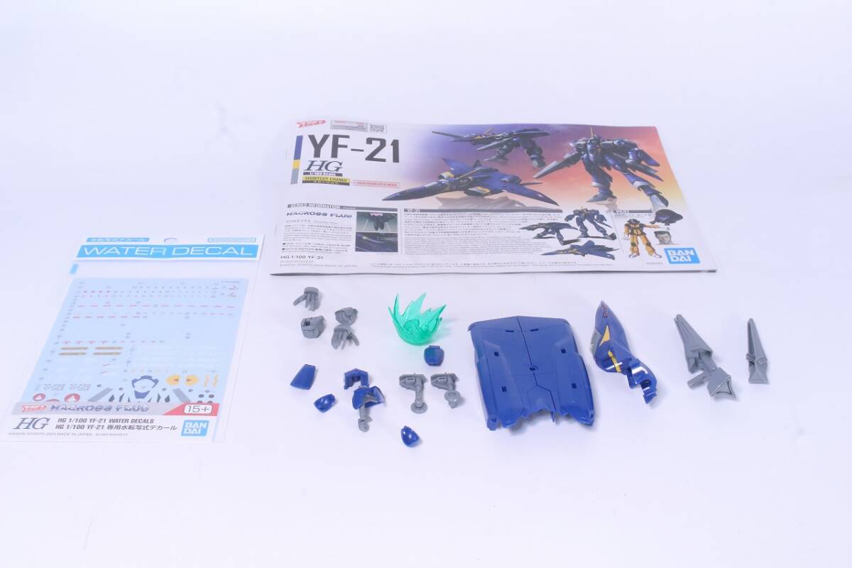 HG 1/100YF-19＋ YF-21＋水転写デカールセット マクロスプラス【素組み・パチ組み・ジャンク】　_画像5