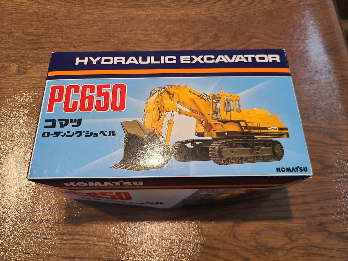  Komatsu PC650 1|50 model not for sale minicar shovel car 