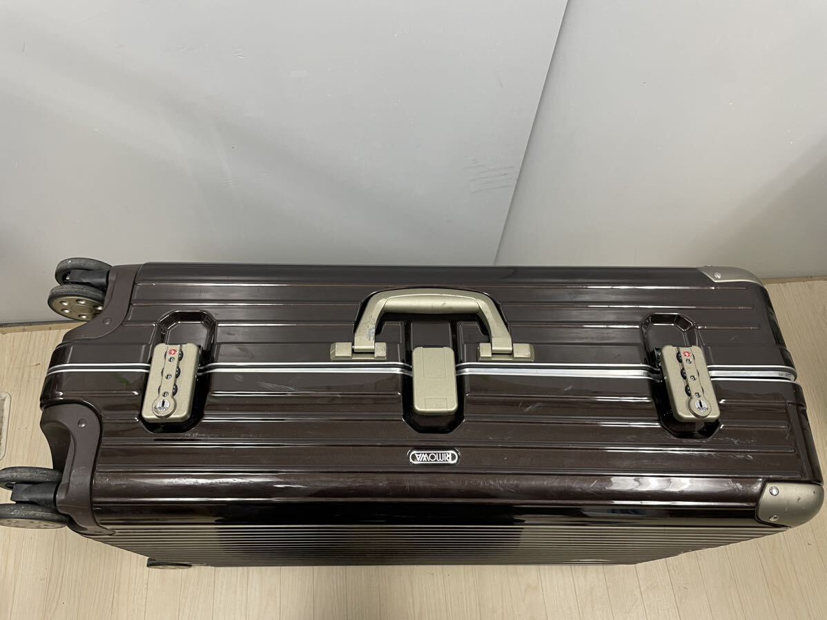  rare RIMOWA Rimowa LIMBO chocolate Brown XL+ 83L