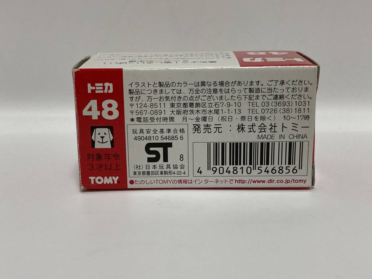 トミカ　赤箱　48　SL型幼稚園バス　新車シール付き　赤TOMY_画像2