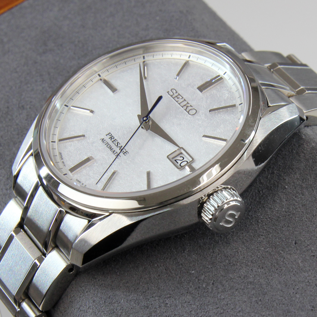 送料込 セイコー プレザージュ SARX033 SEIKO PRESAGE 6R15 SARX055文字盤 自動巻 新品予備ケース(40,000円)付属_画像3