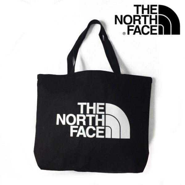 1円～!売切!【正規新品】THE NORTH FACE BIG HALF DOME TOTE BAG トート バッグ エコバッグ USA購入 通学 ビッグロゴ 男女兼用 黒 180626-6_画像2