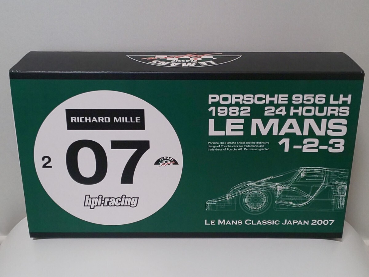 hpi-racing 1/43 ポルシェ956LM 1982 ル・マン24時間レース 1-2-3 ル・マンクラッシックジャパン2007限定