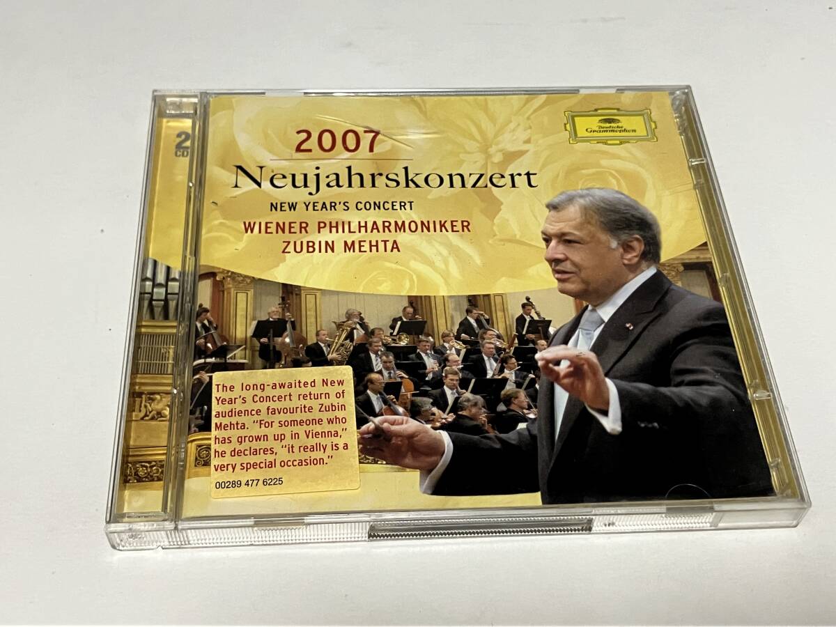 NEW YEAR'S CONCERT 2007 指揮：ズービン・メータ　演奏：ウィーン・フィルハーモニー管弦楽団　2枚組CD　0_画像1