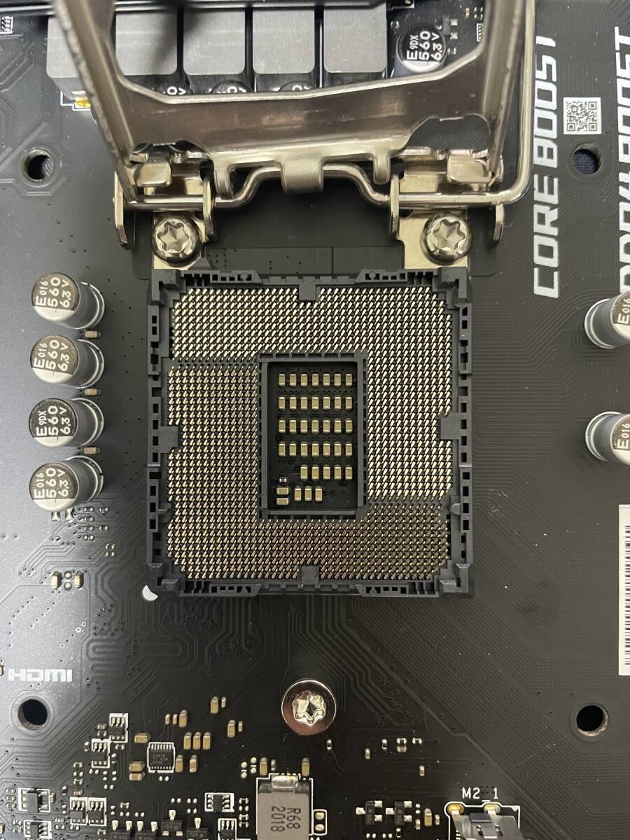 １円スタート MSI Z490 LGA1200 マザーボード Intel ジャンク_画像1