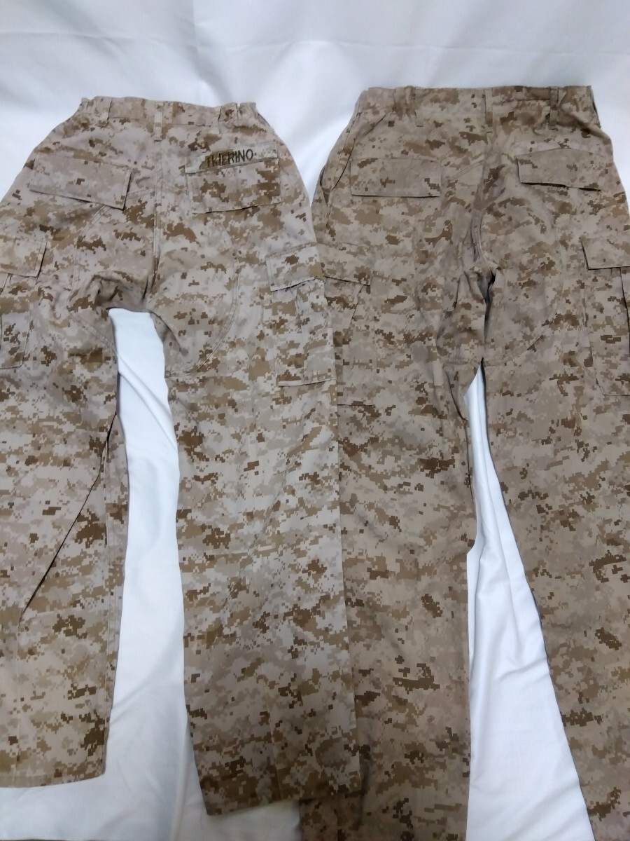 米軍放出品　USMC コンバットパンツ　2本_画像2