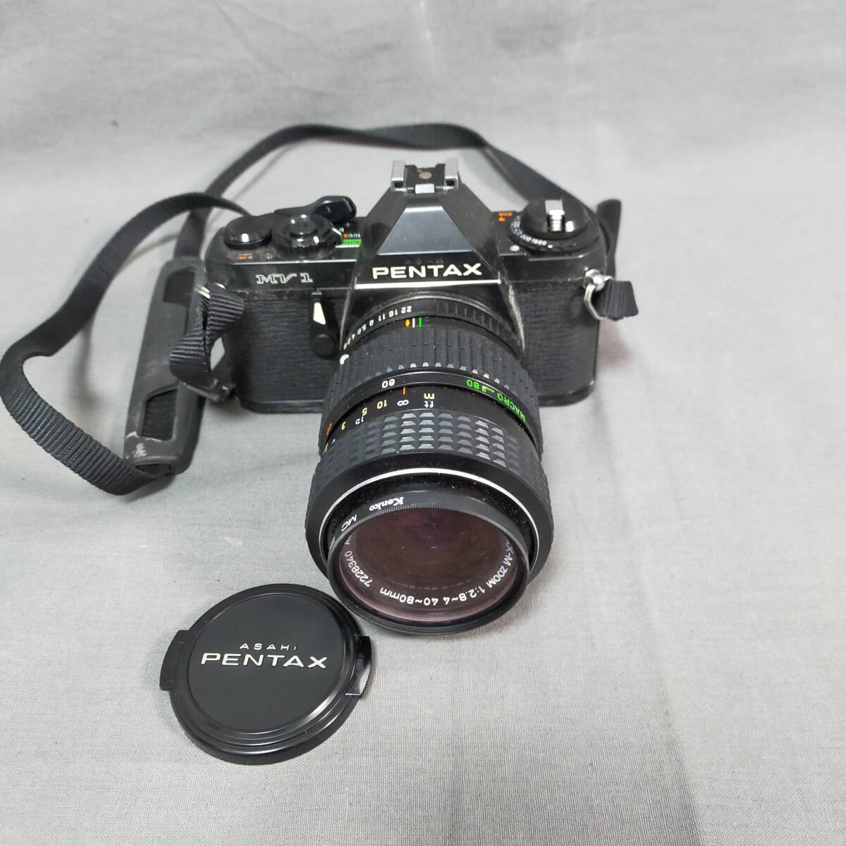 〇　3/21　L60015　PENTAX　MV1　ペンタックス　フィルムカメラ　1：2.8-4　40-80mm　現状品_画像1