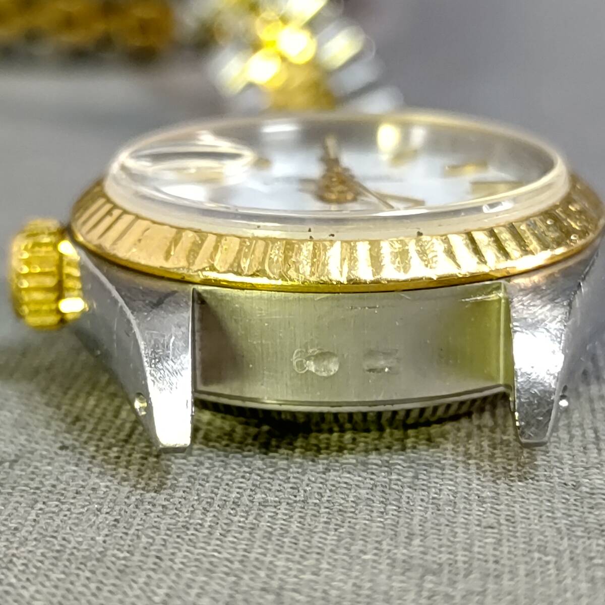 ●　3/22　255924　ROLEX　OYSTER PERPETUAL DATEJUST　ロレックス　レディース　腕時計　コンビカラー　デイトジャスト_画像3