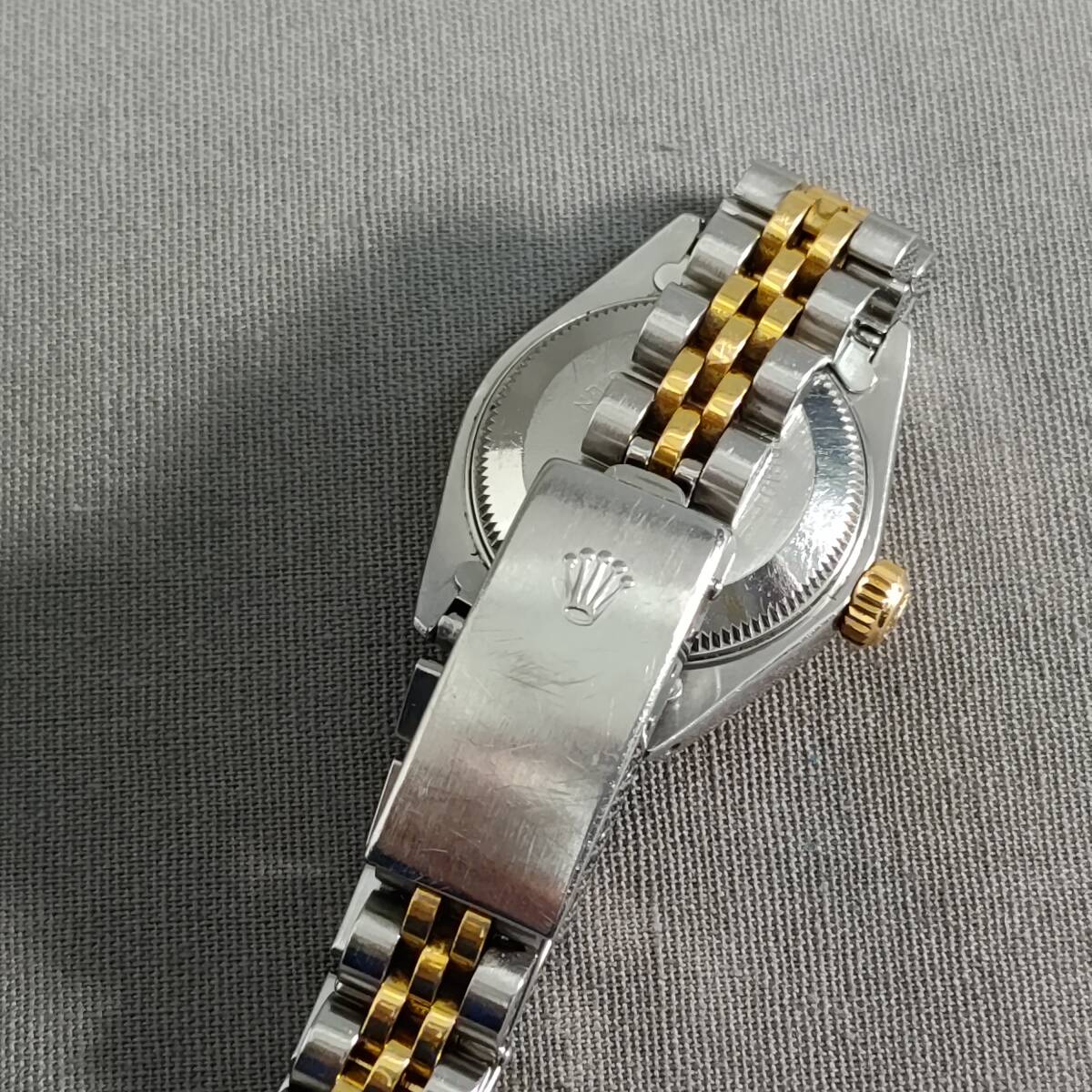 ●　3/22　255924　ROLEX　OYSTER PERPETUAL DATEJUST　ロレックス　レディース　腕時計　コンビカラー　デイトジャスト_画像7