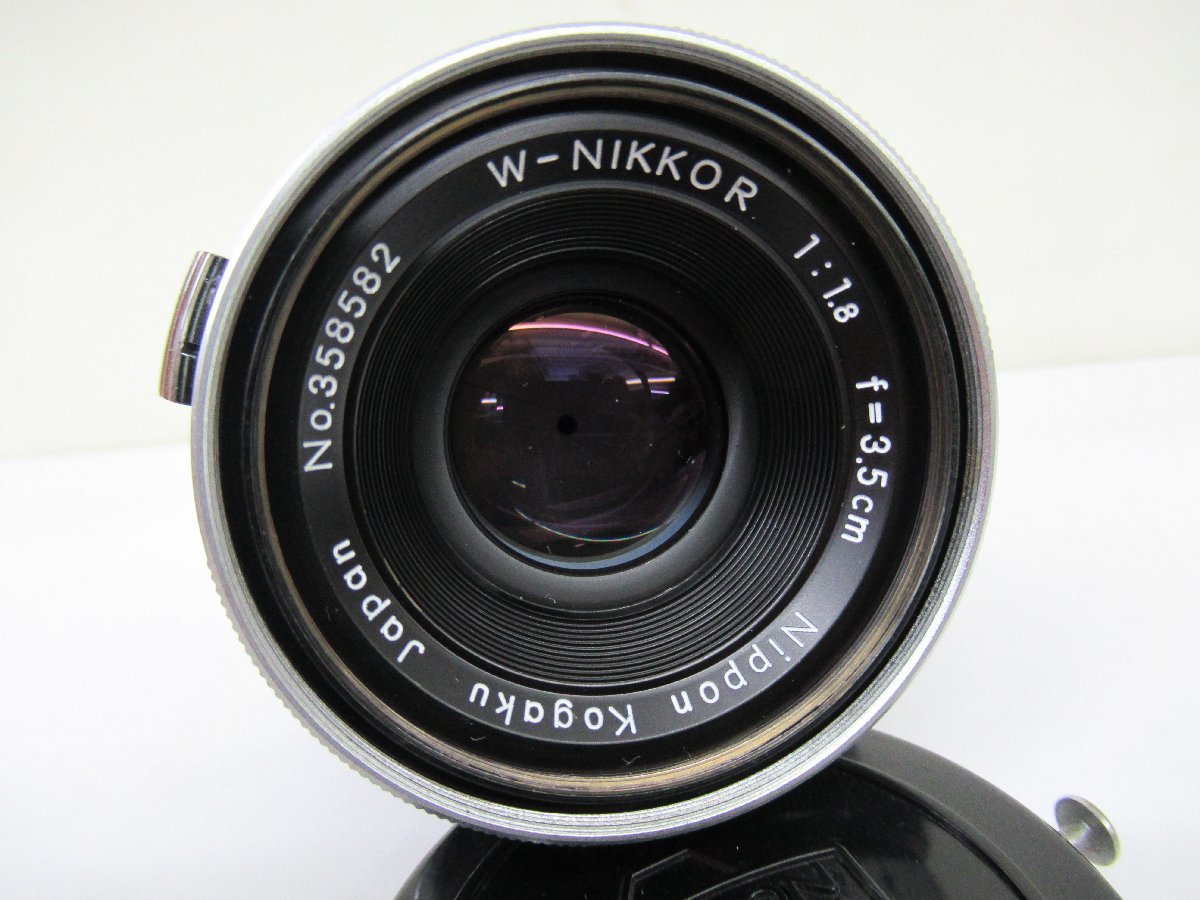 ニコン　Nikon　レンズ　W-NIKKOR　1：1.8　3.5ｃｍ　中古 ジャンク G3-22◎_画像5