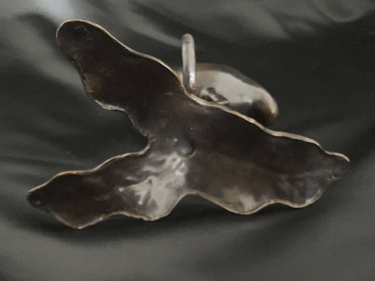 銅器 鳥 香炉 高岡銅器 旭峰造 鋳銅象嵌 松鳥文 香炉 M