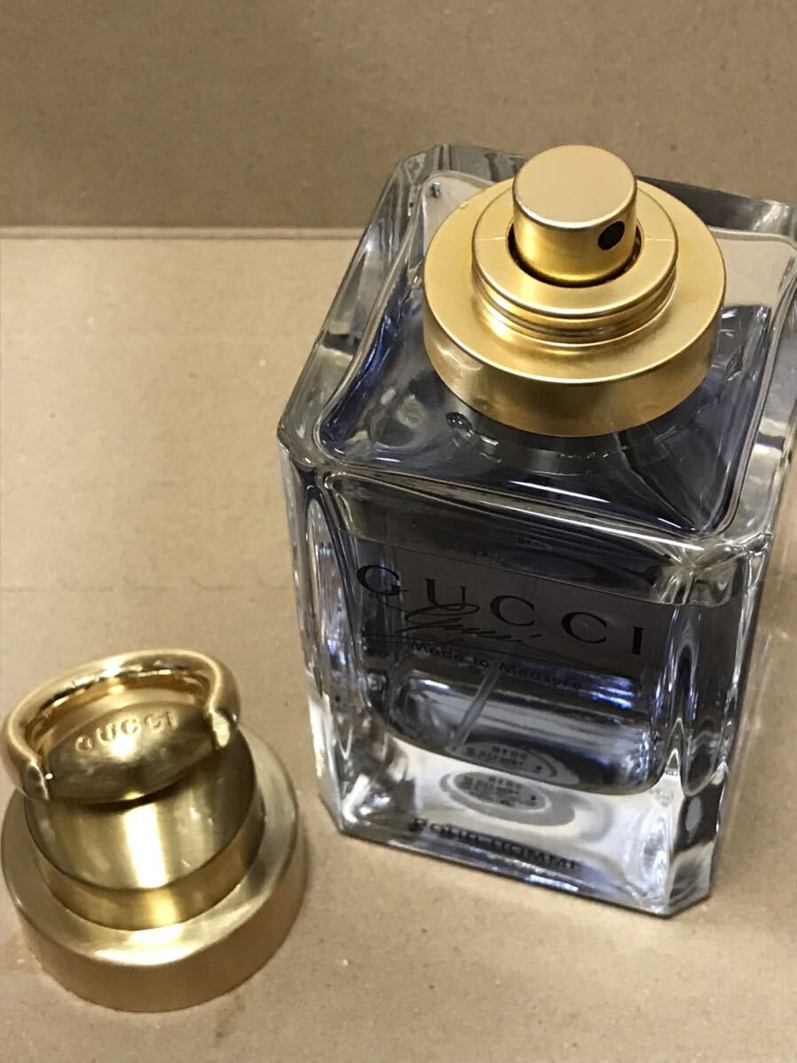 GUCCI 香水　グッチ バイグッチ メイドトゥメジャー オードトワレ 90mL （残量　８割以上）入手困難品_画像4