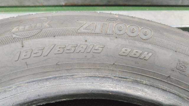 中古 ジーテックス タイヤ 185/65R15 ZT1000 2021年製_画像3