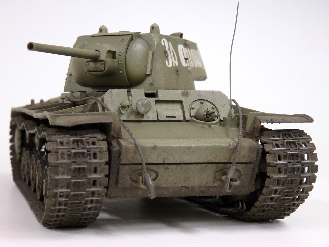 【送710円可】■タミヤ 1/35 ソ連軍 KvI-C型重戦車（1941年）// RUSSIAN HEAVY TANK KV-1 MODEL C 1941 【MM35066】の画像6