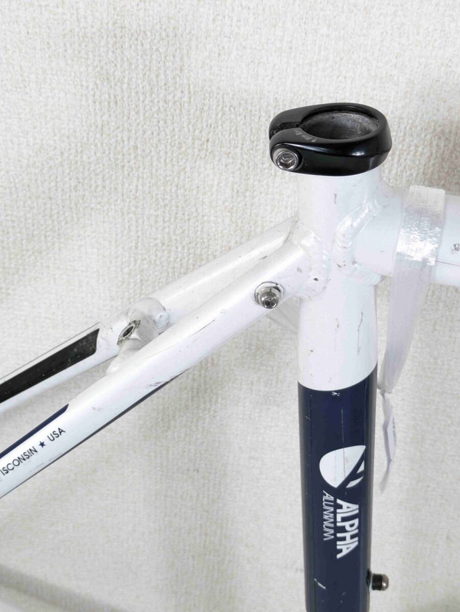 Trek トレック 1.5 Alpha 100 アルミ ロードバイク 54size top538mm フレームセット FR240323A_画像9