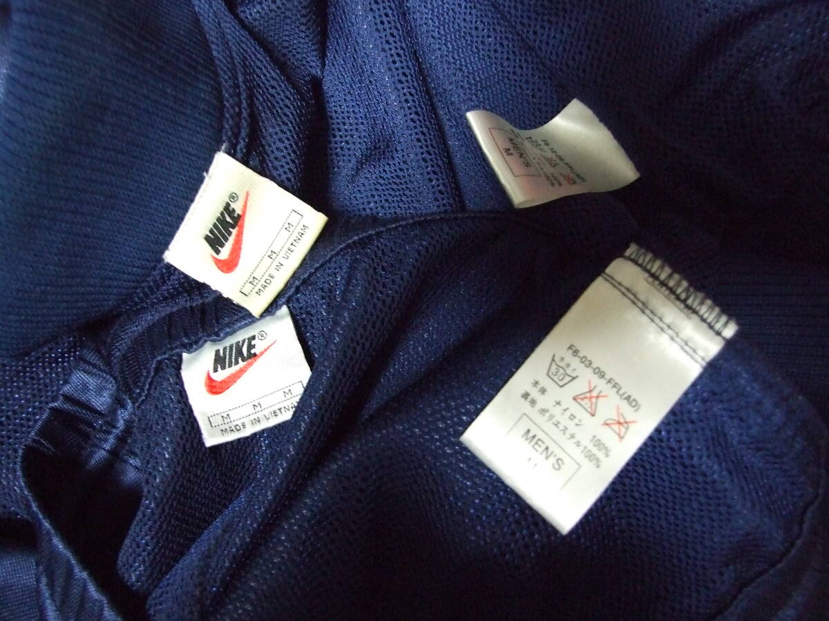 オールドNIKE/ナイキ*セットアップ*トラックスーツ*ネイビー*size M*当時物OLDvintageレトロストリート*オレンジスウォッシュ_画像9