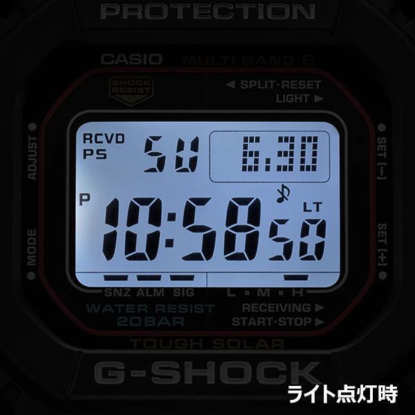 G-SHOCK 電波ソーラー デジタル 樹脂バンド ブラック メンズ腕腕時計 GW-M5610U-1JF 新品 未使用 国内正規品 タグ付き_画像7