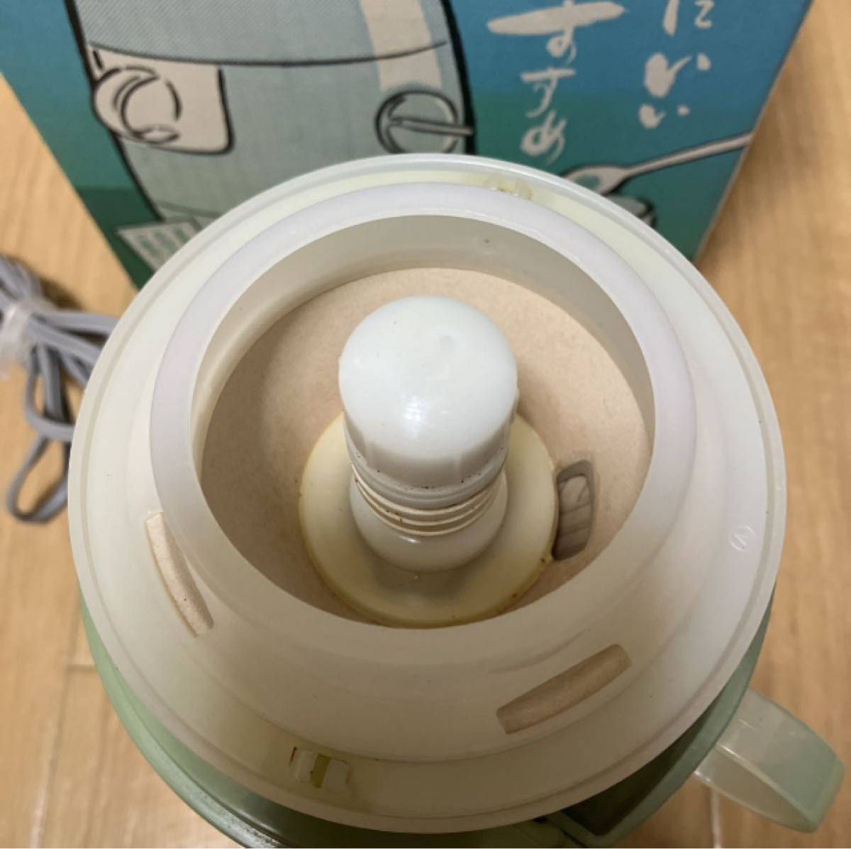 まるごと緑茶 家庭用臼式お茶粉末器 ナショナル 松下電工 レトロ まるごと緑茶 家庭用臼式お茶粉末器 ナショナル 松下電工 レトロ