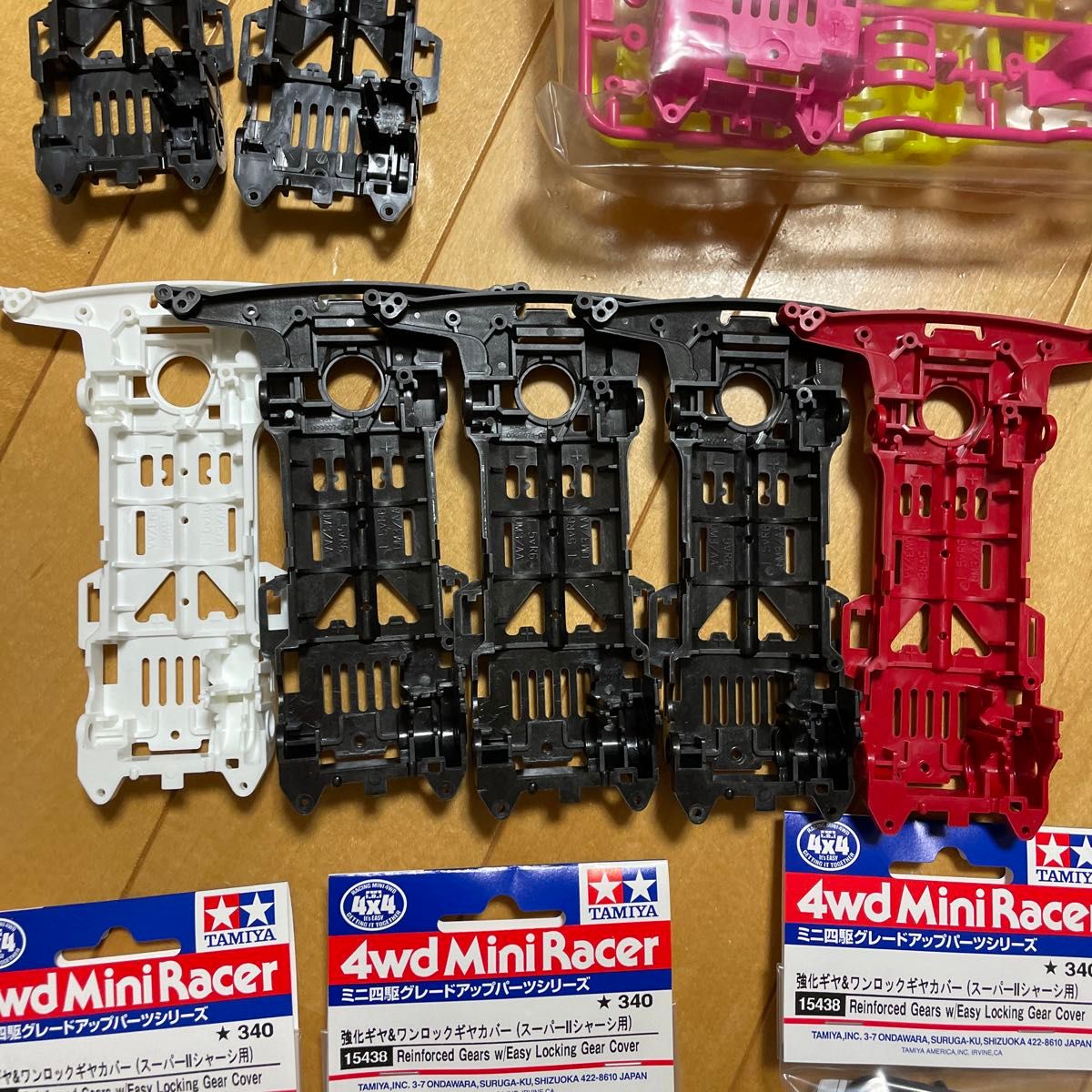 【未開封】タミヤ ミニ四駆 グレードアップパーツ 他 まとめ売り 16種20点 タミヤ ミニ四駆 グレードアップシリーズ まとめ売り AO パーツ