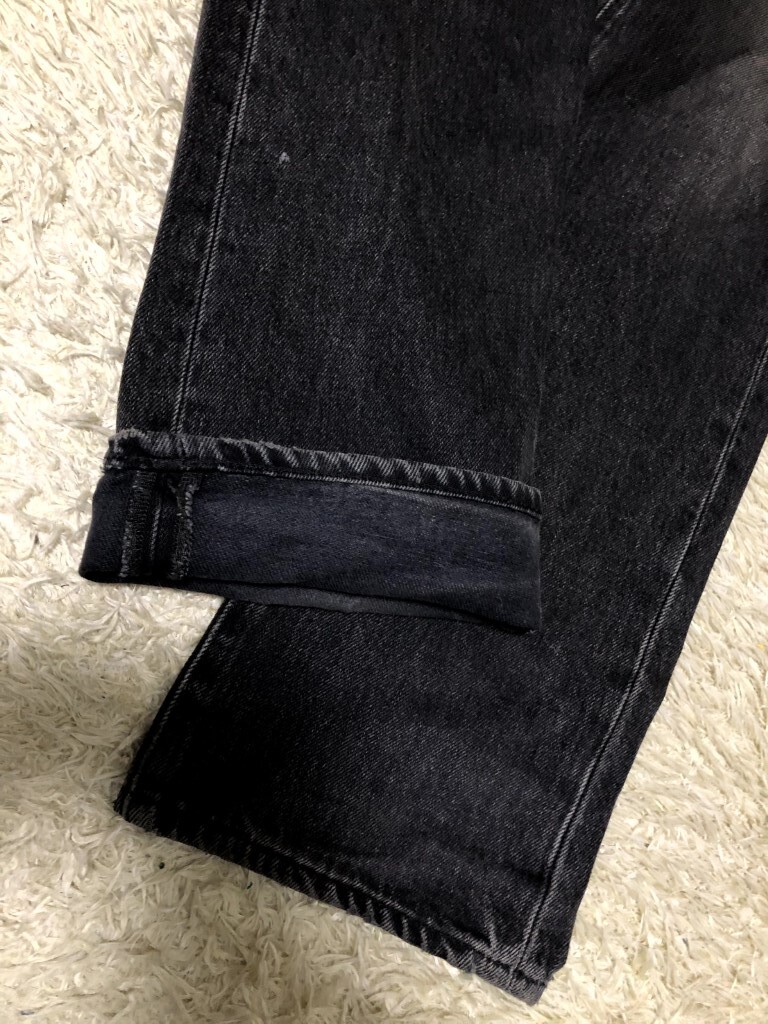 ◆LEVIS 501 リーバイス ブラック　デニムパンツ ジーンズ W30　黒_画像6