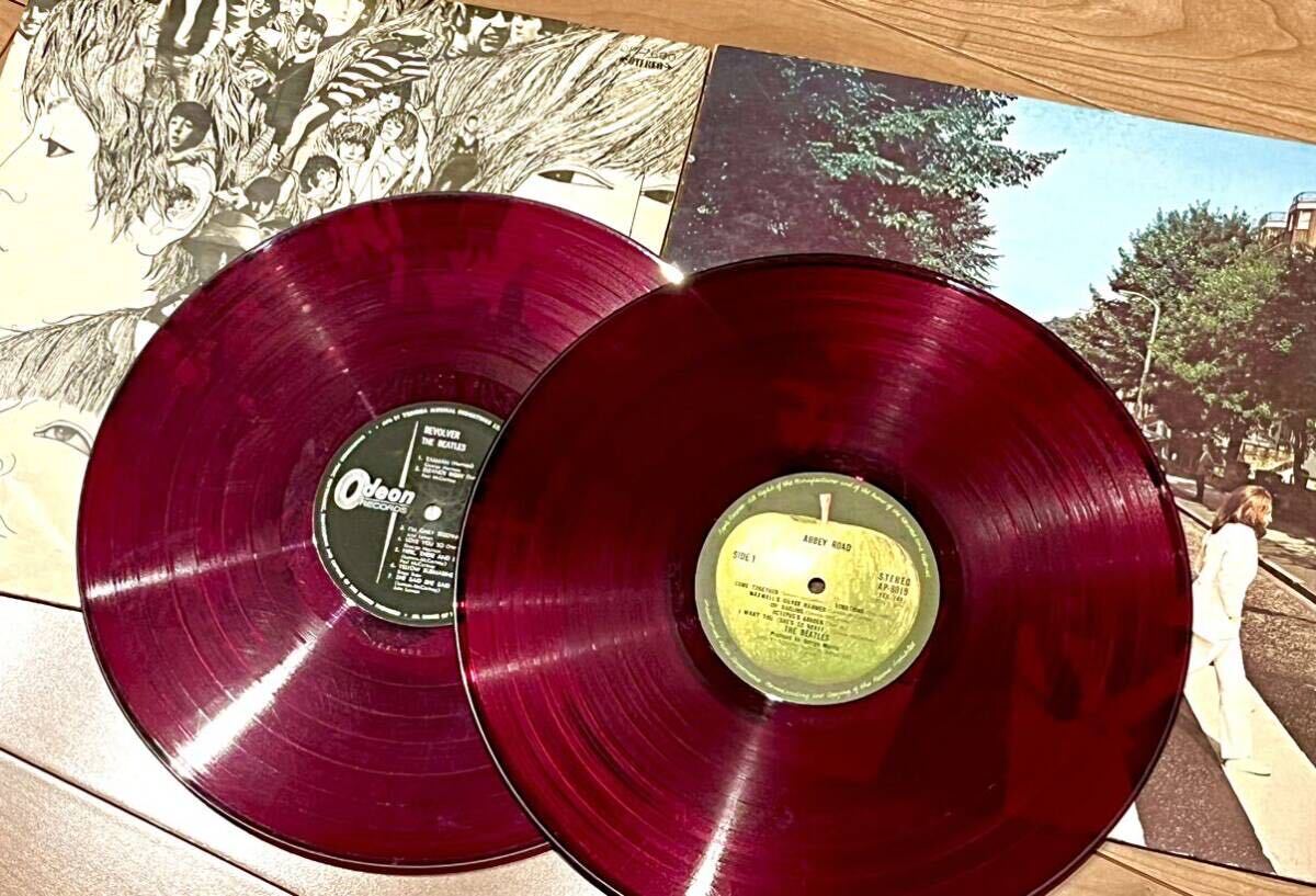 赤盤2枚セット★REVOLVER / リボルバー★ABBEY ROAD / アビイ・ロード [ THE BEATLES / ザ・ビートルズ] LPレコードの画像1