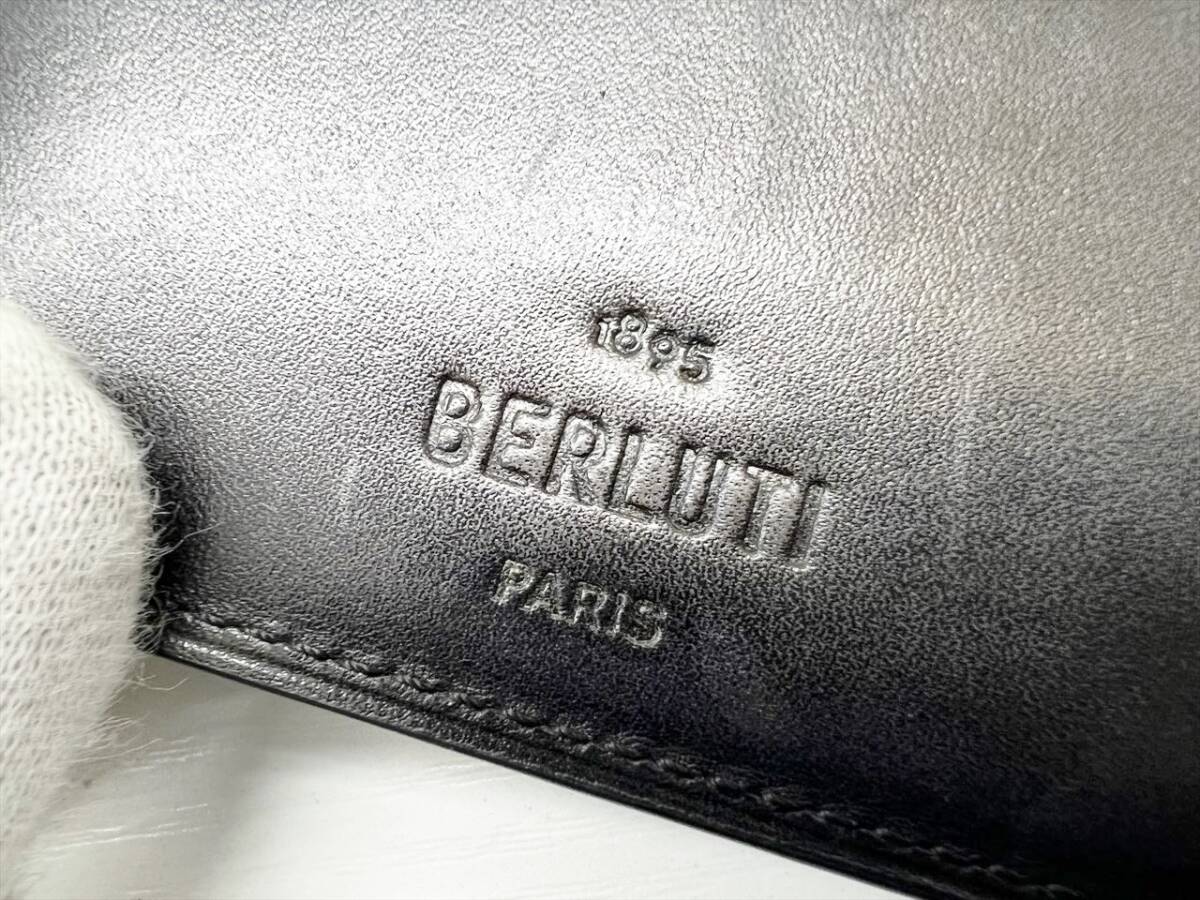 Berluti　ベルルッティ　カリグラフィ　アッサオ　マネークリップ　札入れ　財布_画像8