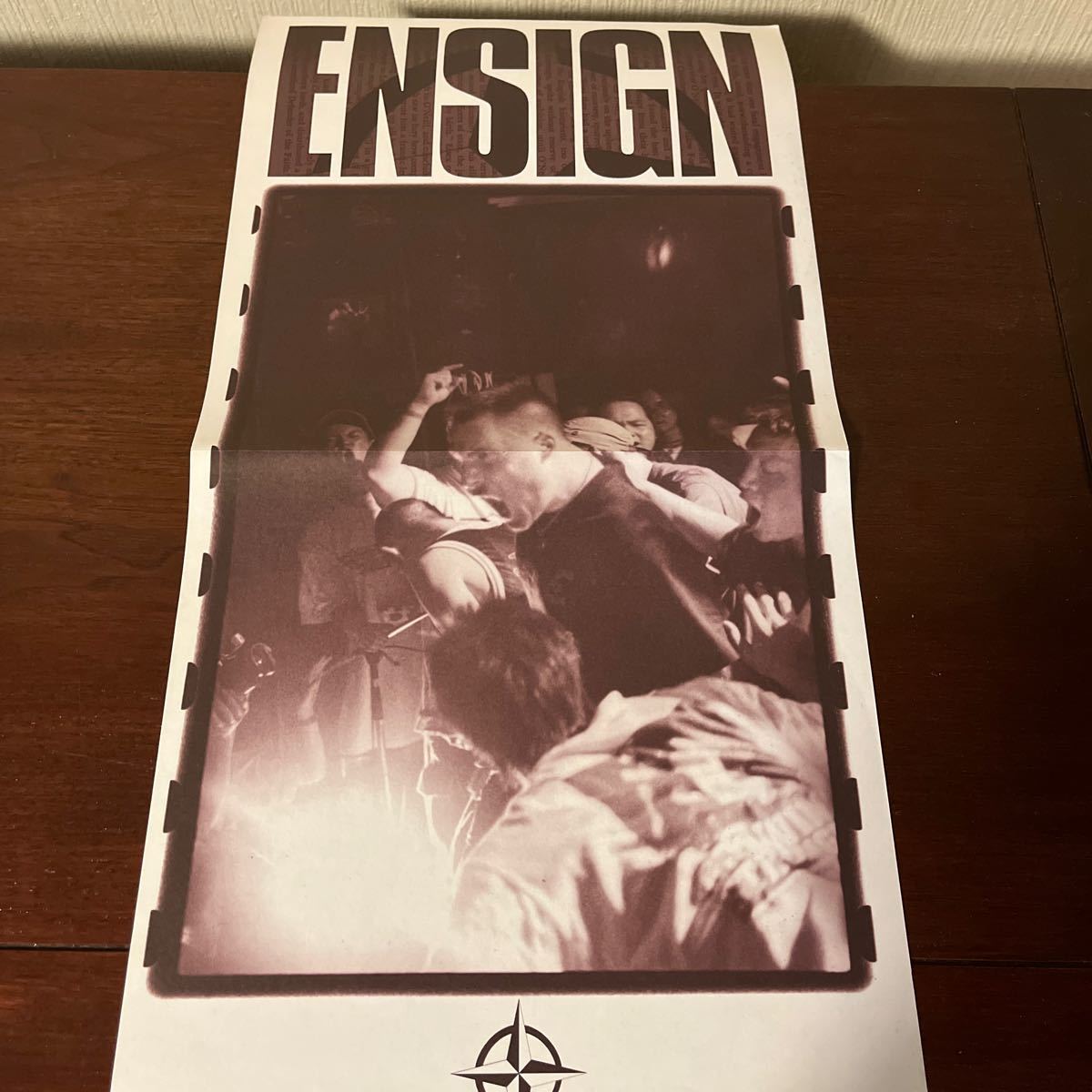 【LP】Ensign / Cast The First Stone Nitro Records 15823-1 US Orig 1999 検）Hardcore Punk Red ヴァイナル_画像6