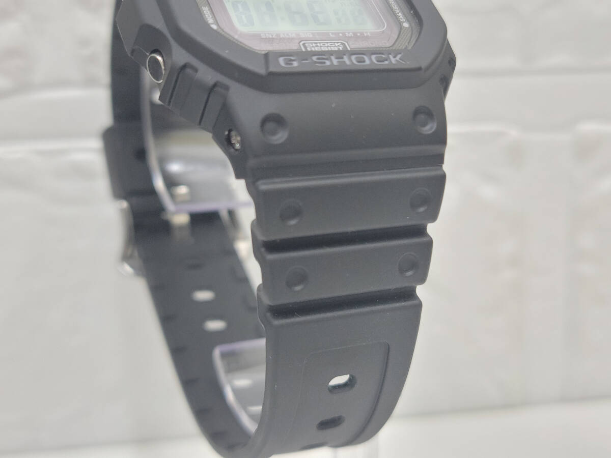 1397■CASIO G-SHOCK　GW-5000-1JF　ジーショック　ブラック　プロテクション　ソーラー電波　美品　腕時計_画像3