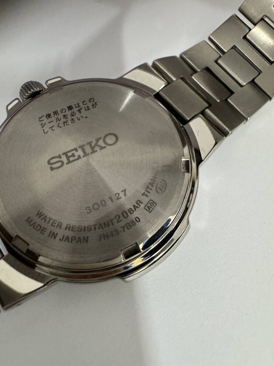 997■SEIKO　セイコー　7N43-7B80　クォーツ　3針　メンズ　デイデイト_画像8