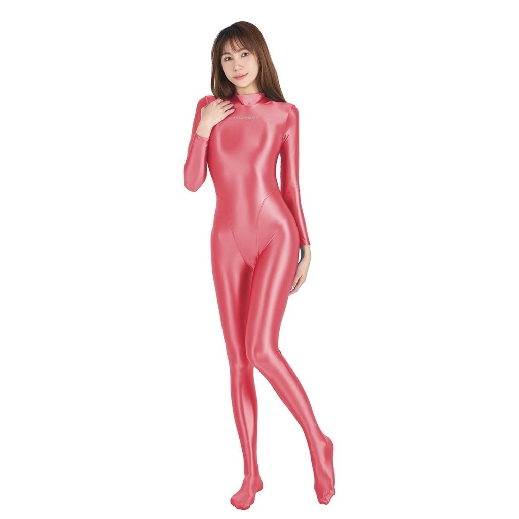 * стоимость доставки 390 иен AMORESY Leotard длинный length long arm race queen состязание Dance художественная гимнастика маскарадный костюм костюм 017(ROSE RED)XL
