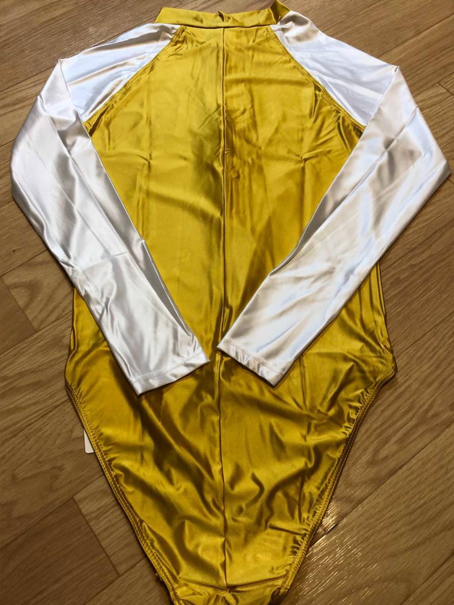 * стоимость доставки 390 иен AMORESY long arm Leotard костюмированная игра race queen .. купальный костюм состязание Dance художественная гимнастика маскарадный костюм костюм 034(WG)XXL