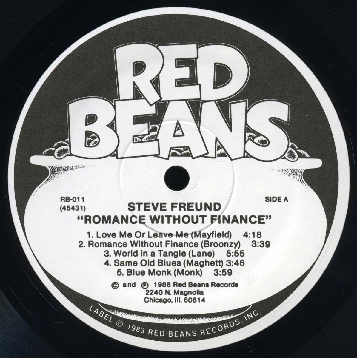 BLUES LP:STEVE FREUND|ROMANCE WITHOUT FINANCE