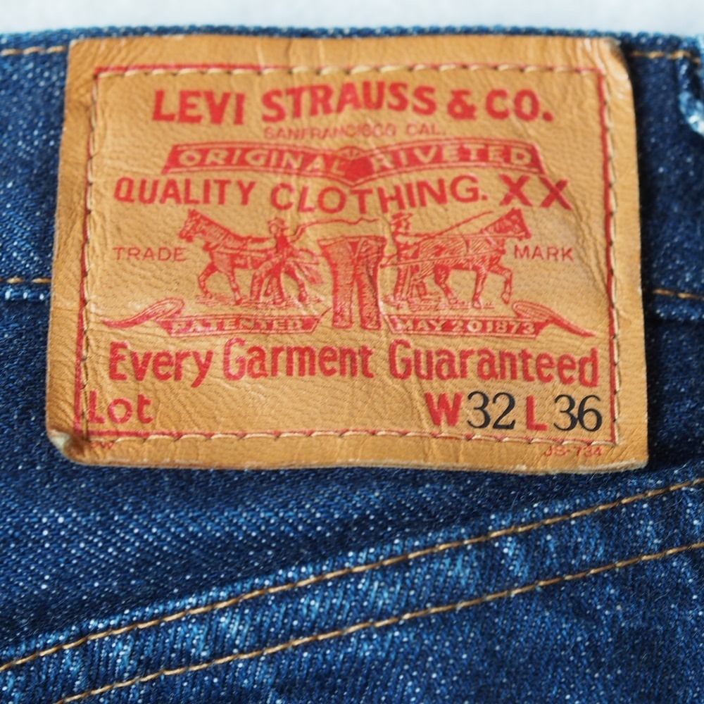 即決★LEVI'S 50S-XX W32 リーバイス BIGE ジーンズ 赤耳 メンズ 日本製 ビンテージ復刻 デニムパンツ ボタンフライ_画像10