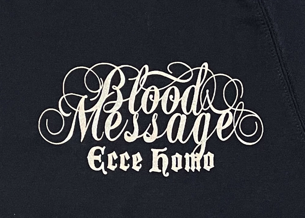 BLOOD　MESSAGE　ロングTシャツ　BLACK　38サイズ　試作品　BLLT-550_画像3