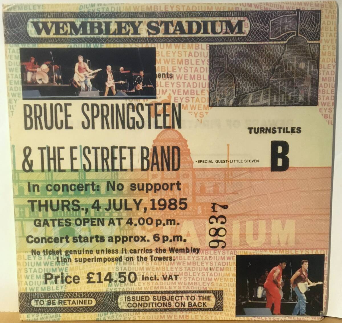Bruce Springsteen & The E-Street Band - Wembley Stadium/ブルース・スプリングスティーンLP4枚+7inch1枚【美盤】の画像1