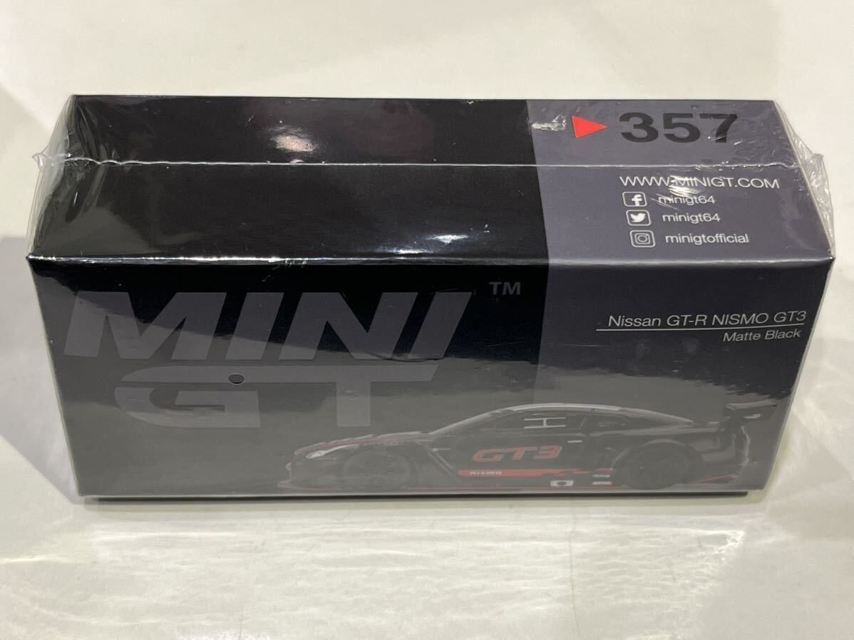 miniGT ミニGT MINI GT 静岡ホビーショー限定 2022 NISSAN GT-R NISMO GT3 ニスモ マットブラック イベント限定品_画像2